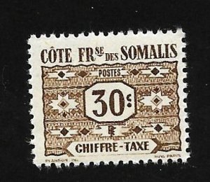 Somali Coast 1947 - MNH - Scott #J40