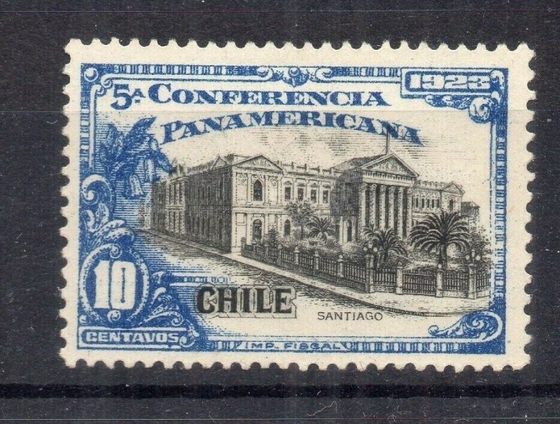 Chile 1923 Pan America Issue Mint hinged Shade of 10c. NW-13093