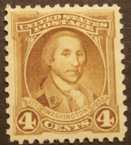 709 MNH 4c Washington - 4967
