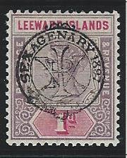 Leeward Islands MH gum has tone see scan sc  10