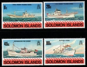 SOLOMON ISLANDS SG413/6 1980 FISHING MNH