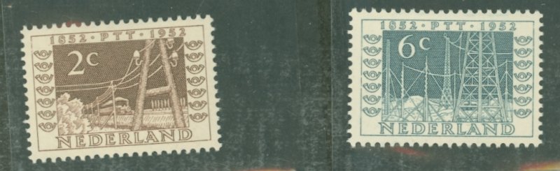 Netherlands #336-337 Unused Multiple