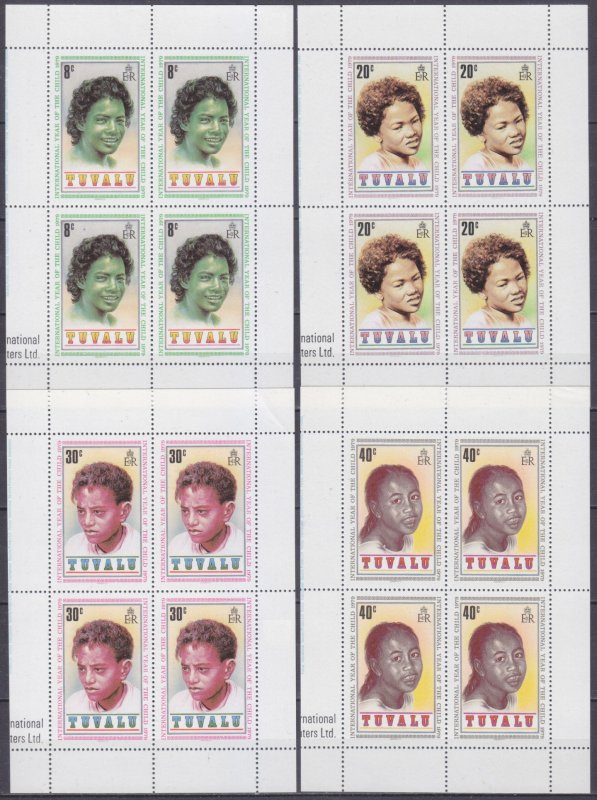 1979 Tuvalu 112KL-115KL International Year of the Protection of Children