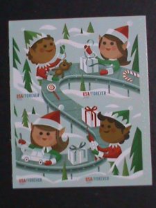 UNITED STATES- CHRISTMAS-MNH BLOCK OF 4- FOREVER STAMPS WE SHIP TO WORLDWIDE