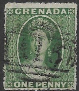 Grenada  1    1861     one penny fine used