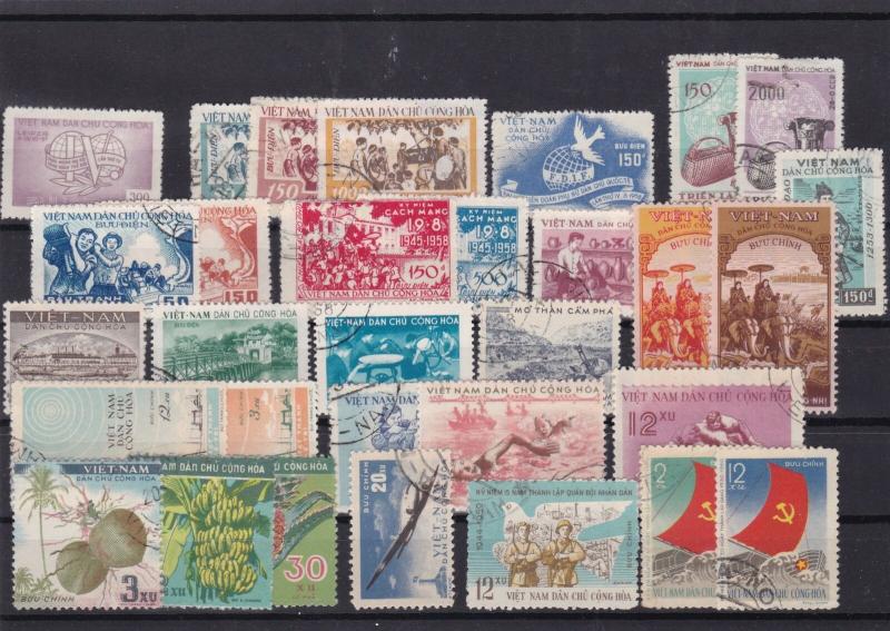 vietnam 1958-60 stamps  ref 12473