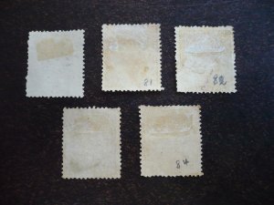 Stamps - Cuba - Scott# 137,141,145,148,151 - Used Partial Set of 5 Stamps