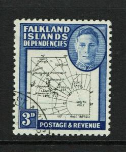 Falkland Islands SG# G13a Used / Dot in T - S6051