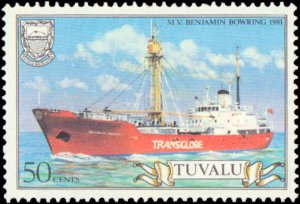 Tuvalu #216-221, Complete Set(6), 1984, Ships, Never Hinged