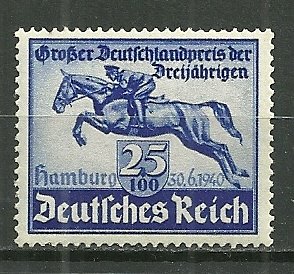 1940 Germany B172 Blue Ribbon Race MNH with minor fault