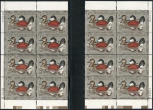 #RW48 MATCH POSITION PLATE BLOCK OF 4 VF OG NH CV $300.00 BN9226