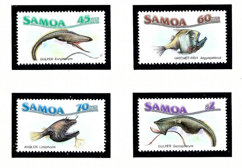 Samoa 692-95 MNH 1987 Marine Life