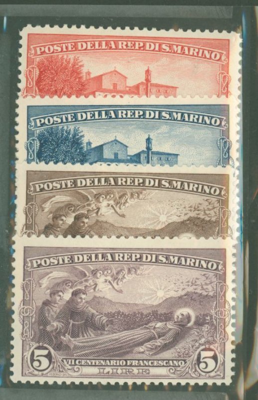 San Marino #111-4 Unused Single (Complete Set)