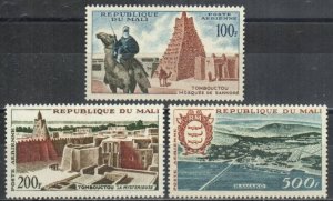 Mali Stamp C12-C14  - Sankore Mosque, views of Timbuktu and Bamako