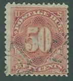 USA SC# J37 Postage Due, 50c, small light thin, Used