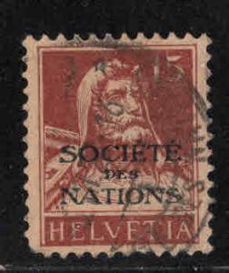 Switzerland Scott 2011 Society of Nations stamp