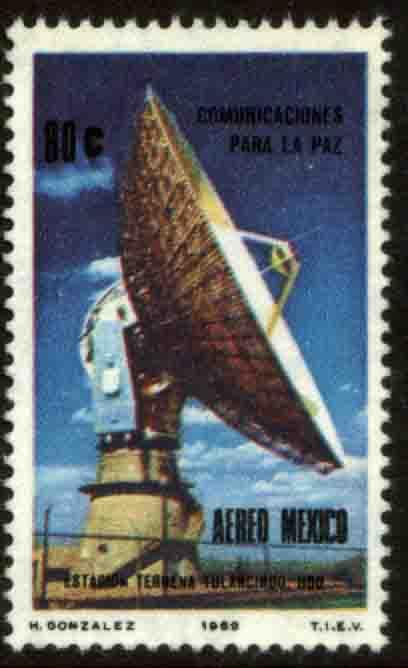 MEXICO C371 Inst ground station satellite communications MINT, NH. F-VF.