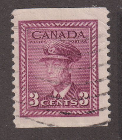 Canada 280 King George VI WWII War Issue, Coil 3¢ 1948