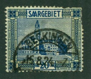 Saar 1922 #104 U SCV (2024) = $0.40