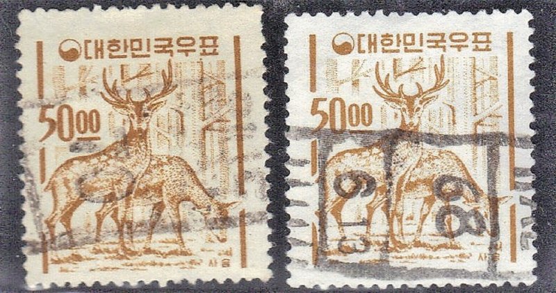 KOREA SC# 395 **USED**  50w 1963-64      SEE SCAN