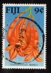 Fiji - #595 Flowers - Used