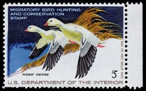 United States Hunting Permit Stamp Scott RW44 (1977) Mint NH VF, CV $10.00 C