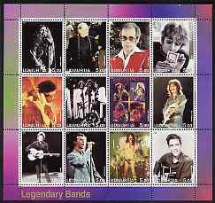 Udmurtia Republic 2001 Legendary Bands #1 perf sheetlet c...