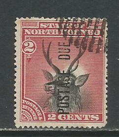 North Borneo    #J1  Used  (1895)  c.v. $2.50