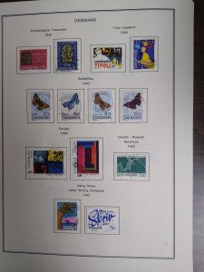 collection on pages Denmark 1993-5 CN: CV $127