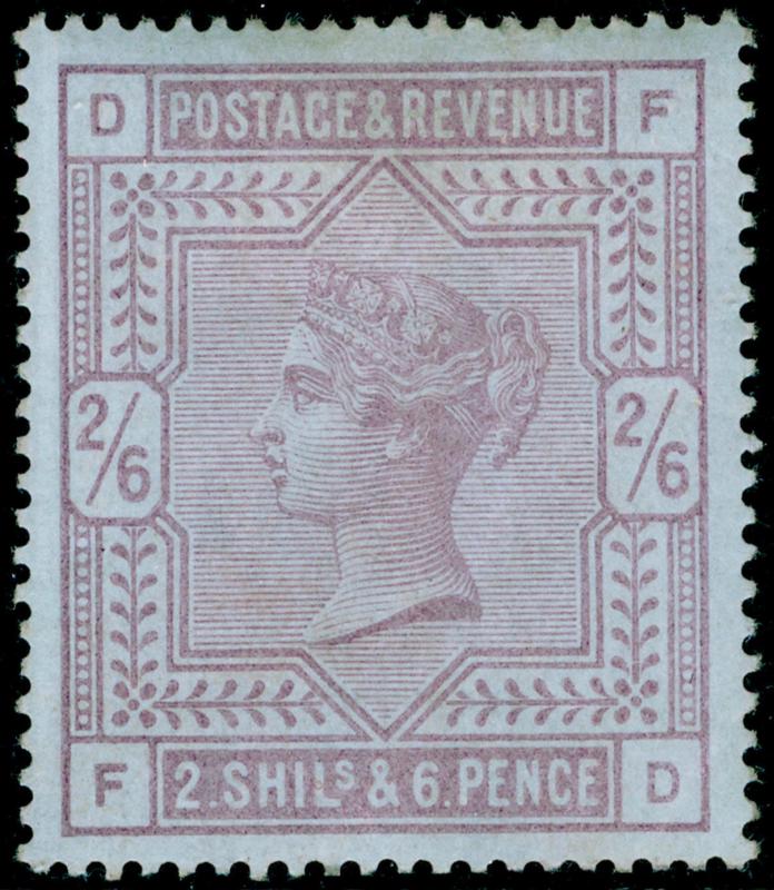 SG175, 2s 6d lilac, LH MINT. Cat £6750. BLUED PAPER. BPA CERT. FD