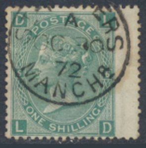 GB  SG 117 Pl 6  SC# 54 Used  4 clear margins see details scans    