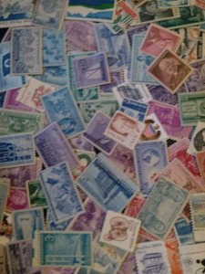 100 Unused US MNH Quality Stamp Unsearched 600,000 Hoard ALL DIFFERENT