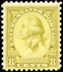 U. S. Scott #713 - MH [LA01-0034-05-01]