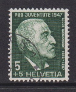 Switzerland   #B166  used  1947  Pro Juventute   5c