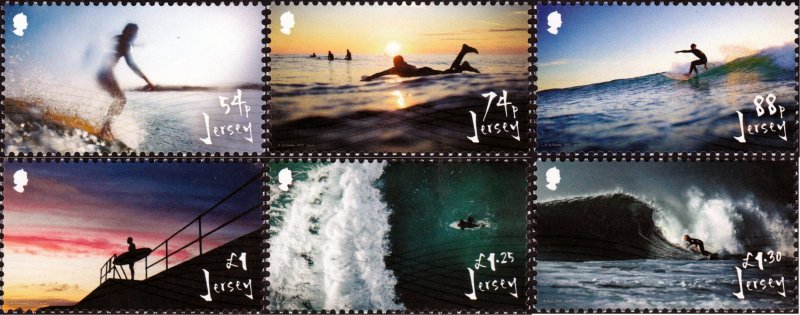 Jersey 2021 MNH Stamps Sport Surfing