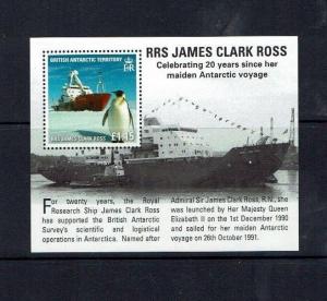 British Antarctic Territory:  2011, Research Ships, Self adhesive set + m/s