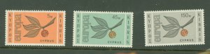 Cyprus #262-264 Unused Single (Complete Set) (Europa)