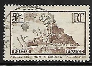 France - Mont-Saint-Michel (Die I) - Scott #249 - F-VF - USED