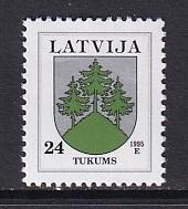 Latvia   #372  MNH  1994    24s  Arms  Tukums  1995