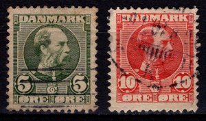 Denmark 1905-06 Christian IX Definitives, Set [Used]