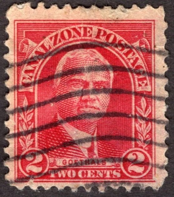 1928, Canal Zone 2c, Used, Sc 106