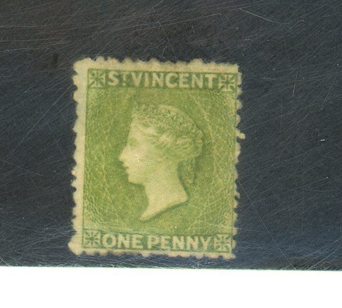 ST VINCENT #25 MINT FVF NO GUM Cat $190