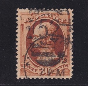 US 217 30c Hamilton Used VF-XF SCV $90