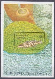 1992 Dominica 1583/B215 Marine fauna 9,00 €
