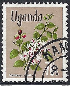 UGANDA 1971 QEII 70c Multicoloured SG139a Used