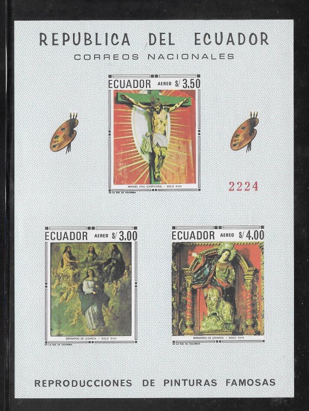 Ecuador #768f MNH Imperforated Souvenir Sheet (12827)