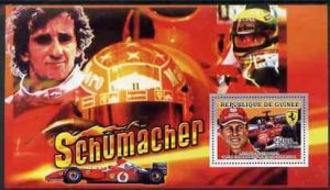 GUINEA GUINEE 2006 SHEET MNH F1 CARS RACING FORMULA 1 SCHUMACHER