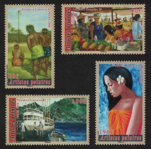 Fr. Polynesia Painters 4v 2006 MNH SG#1036-1039