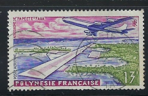 French Polynesia C28 Used 1960 issue (fe5840)