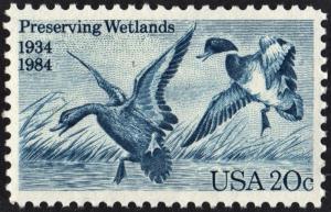 SC#2092 20¢ Preserving Wetlands Single (1984) MNH